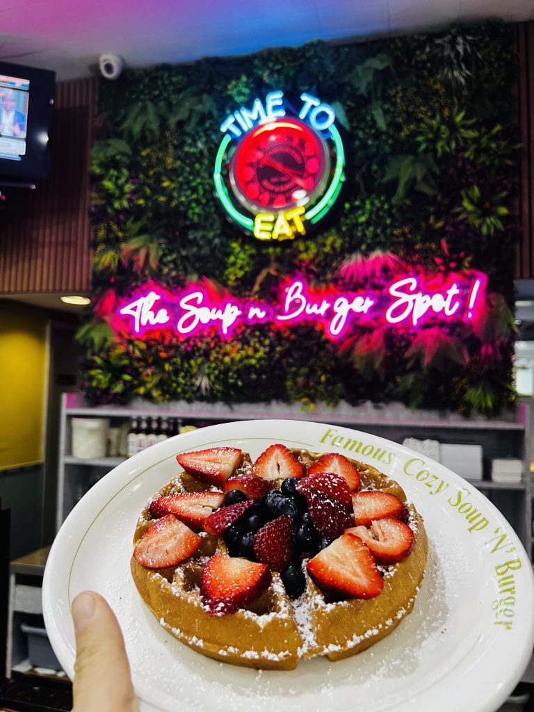 Waffle with Berries